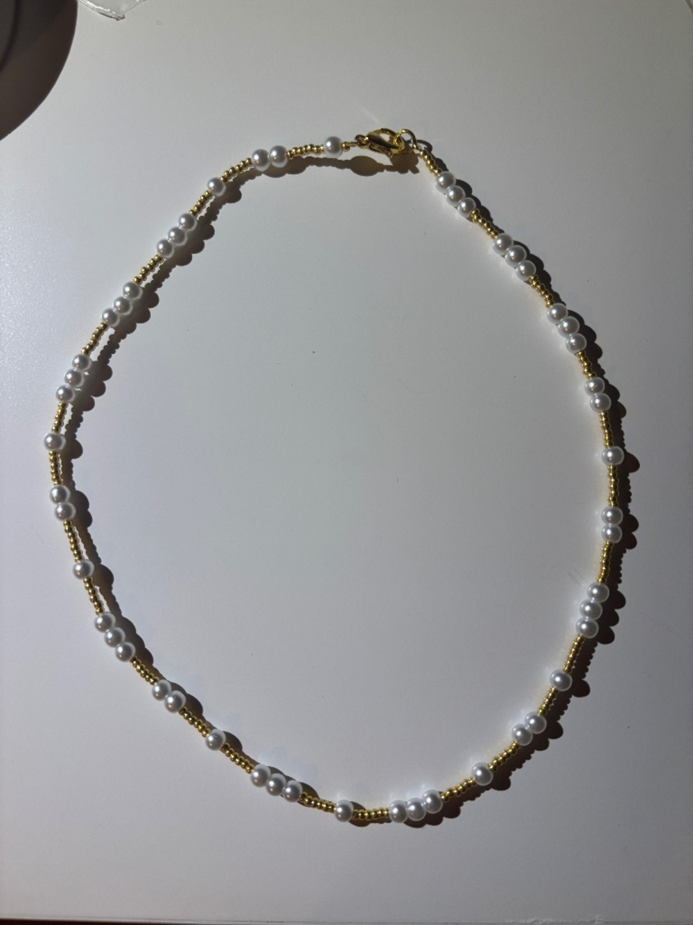 Enewton inspired pearl beaded necklace